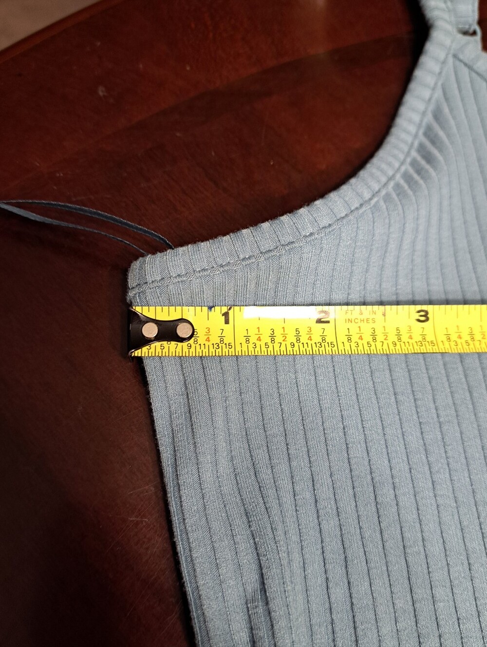 a new day Blue Rib Knit Slip Dress - Picture 10 of 11